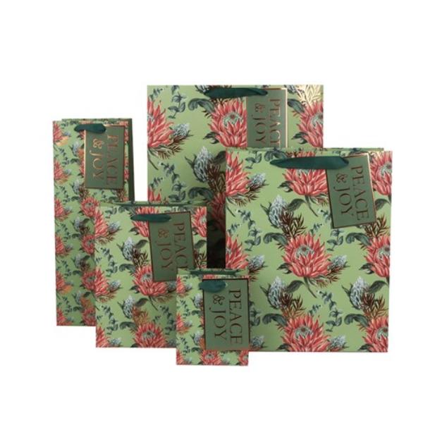 Large Australian Florals Gift Bag - 26x32x12cm