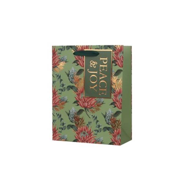 Medium Australian Florals Gift Bag - 18x23x10cm
