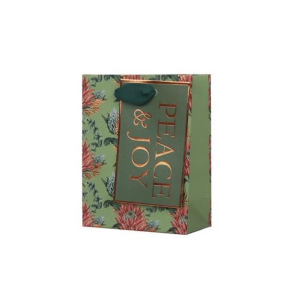 Small Australian Florals Gift Bag - 11.1x13.7x6.2cm