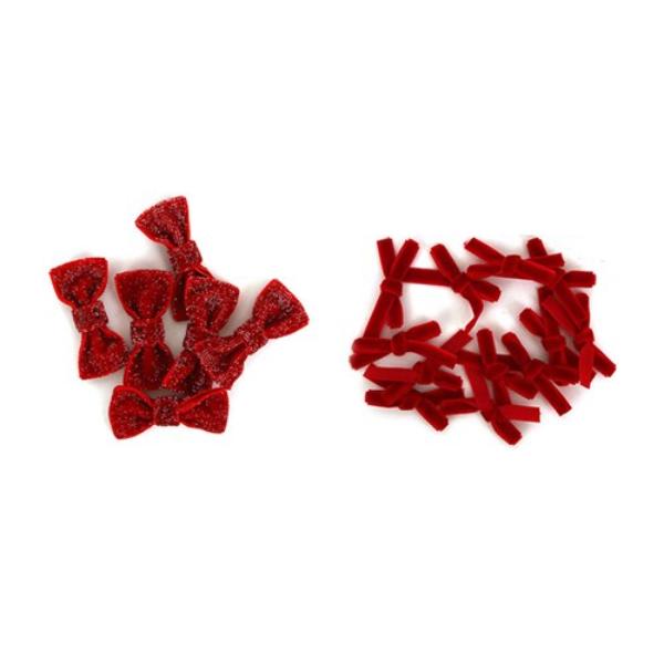 Red Velvet Bows - Assorted