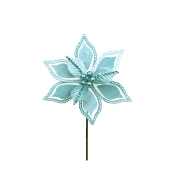 Sky Blue Poinsettia - 20cm