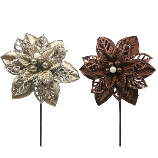 Bronze Or Chestnut Poinsettia - 18cm