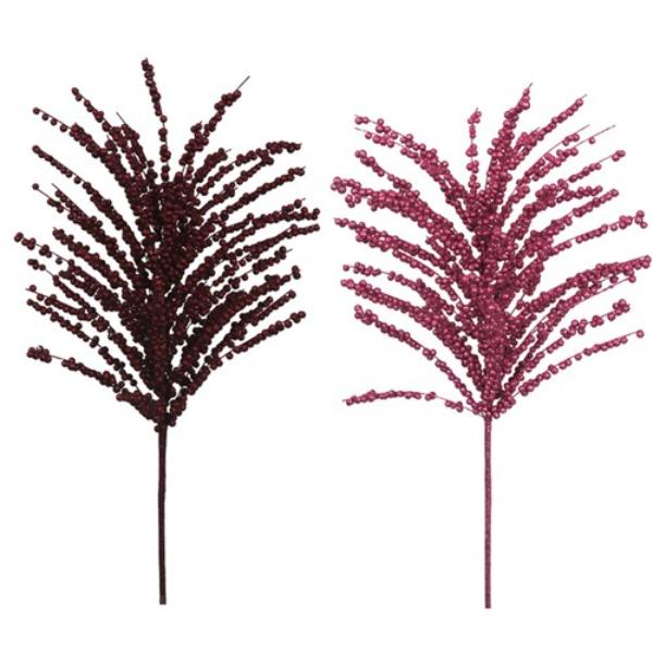 Black Cherry Or Antique Pink Glitter Spray - 66cm