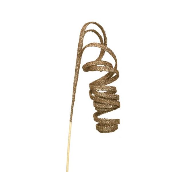 Rose Gold Glitter Swirl Drop - 107cm