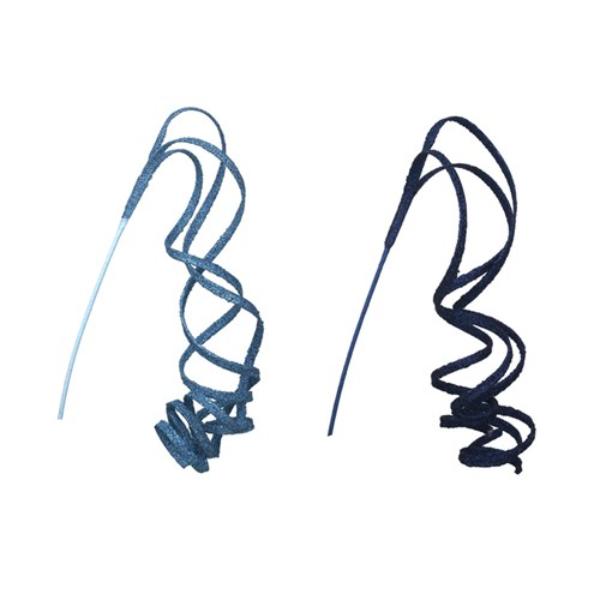 Navy Or Arctic Blue Swirl Drop - 107cm