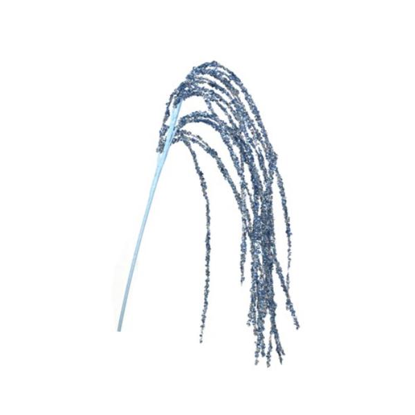 Blue Denim Glitter Drop Stem - 85cm