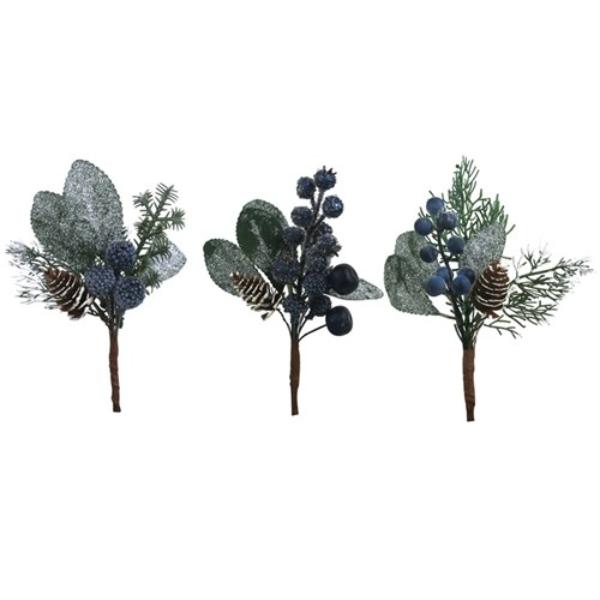 Assorted Blueberry Picks - 16cm