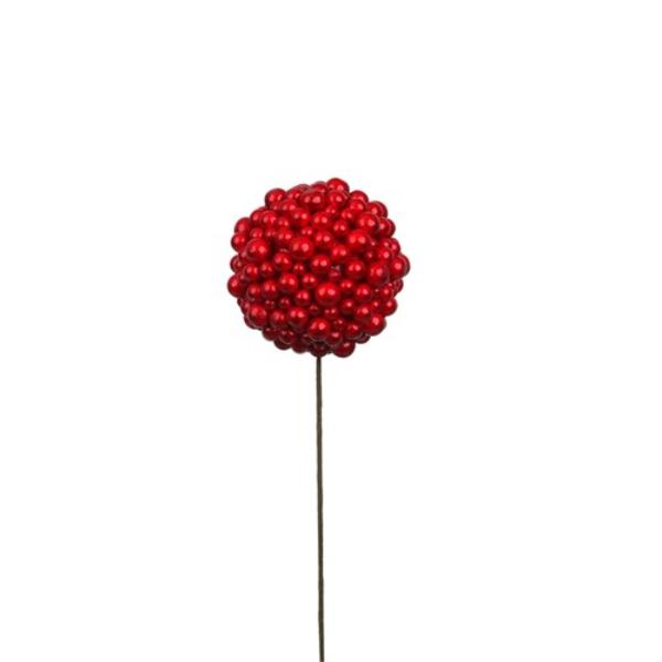 Red Berry Ball Pick - 40cm