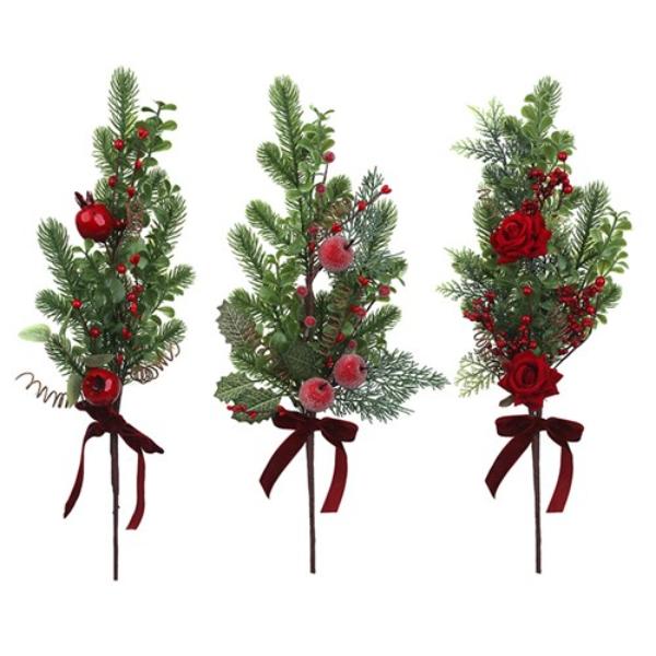 Berry & Pine Christmas Pick - 61cm