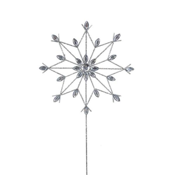 Jewelled Star Tree Topper - 20cm