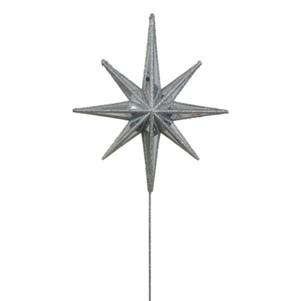Celestial Mirrored Star Tree Topper - 27cm