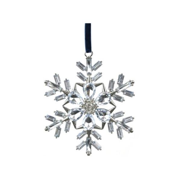 Crystal Snowflake Ornament - 10.5cm