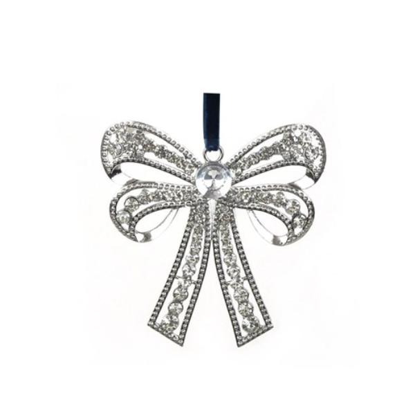 Crystal Bow Ornament