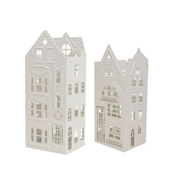 Metal House Candle Holder
