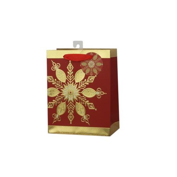 Medium Snowflake Gift Bag - 18x23x10cm