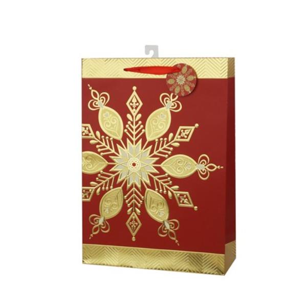 XL Snowflake Gift Bag - 30x42x12cm