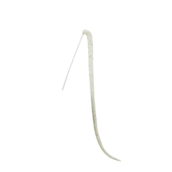 White Glitter Drop Stem - 120cm