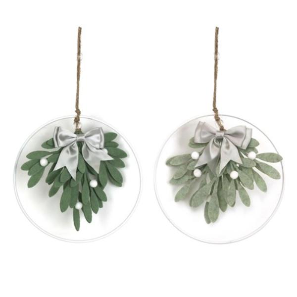 Felt Mistletoe Hanging Ornament - 15cm