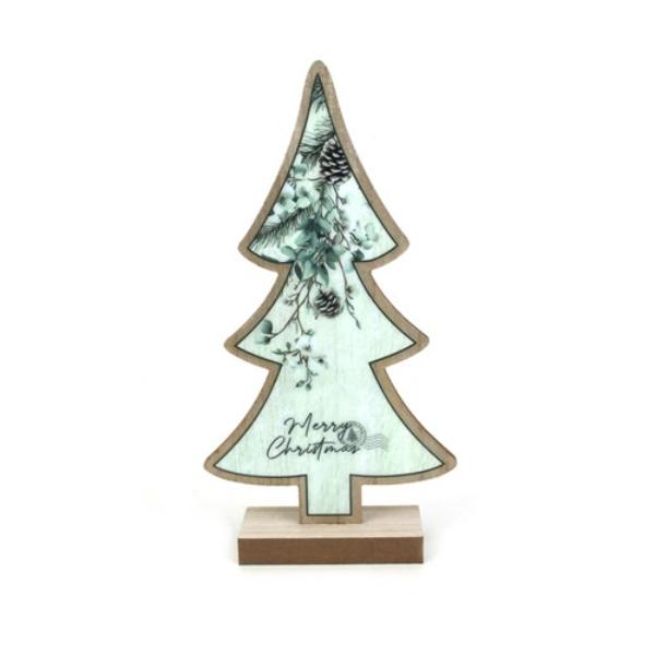 MDF Merry Christmas Tree - 32cm