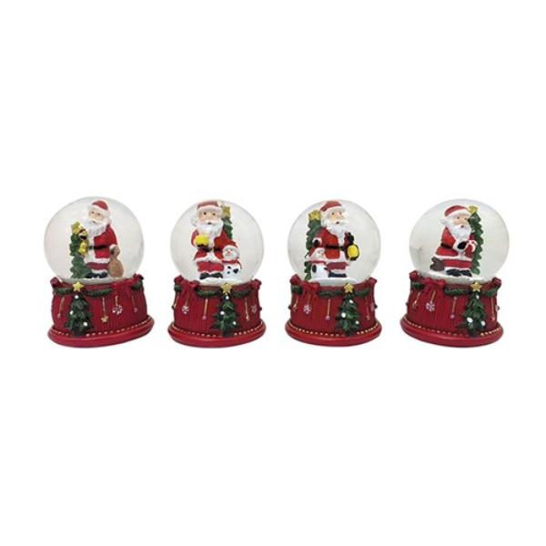 Mini Santa Snowglobe - 4.5cm