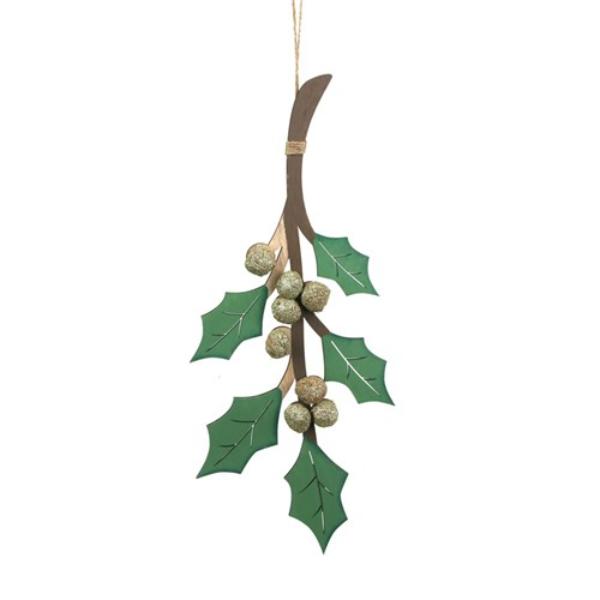 MDF Mistletoe Hanging Decoration - 45cm