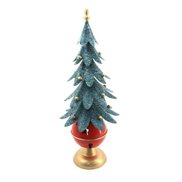 Metal Christmas Tree In Red Pot - 102cm