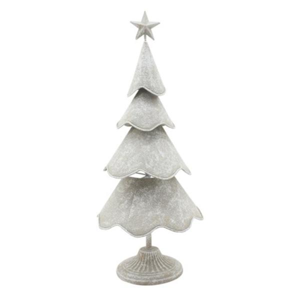 Whitewash Metal Christmas Tree - 66.5cm
