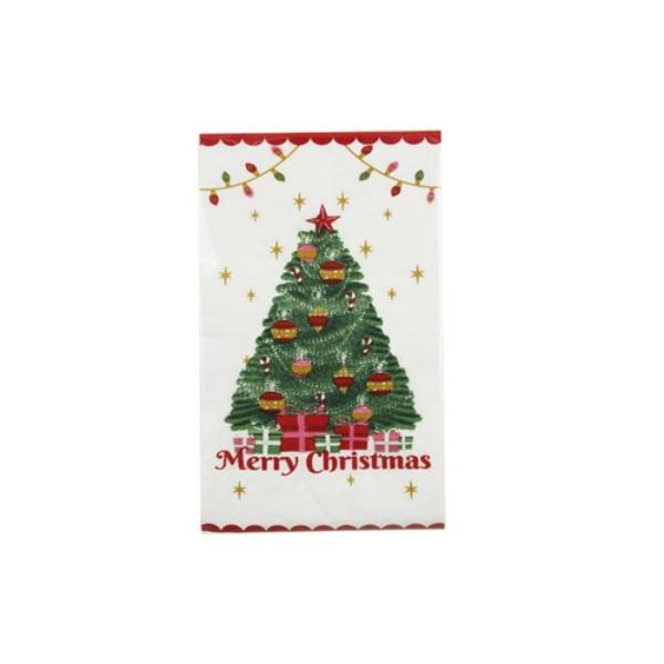 20 Pack Merry Christmas Tree Napkins - 33x40cm