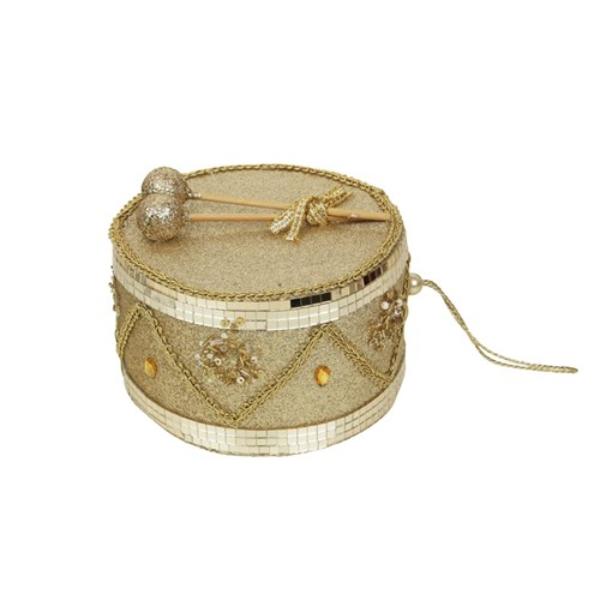 Champagne Velvet Drum - 15cm