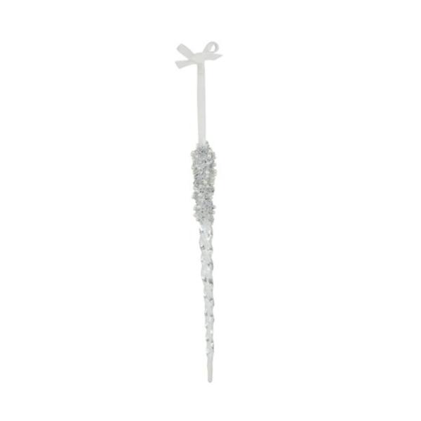 Clear Acrylic Icicle Decoration - 24cm