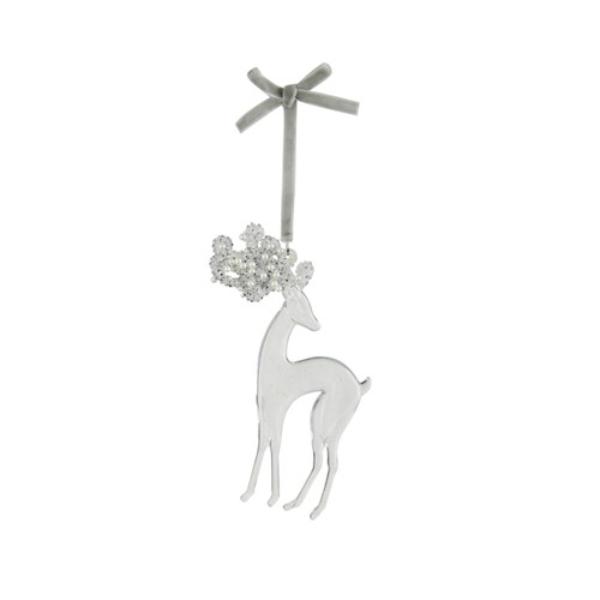 Acrylic Reindeer Tree Decor - 16cm