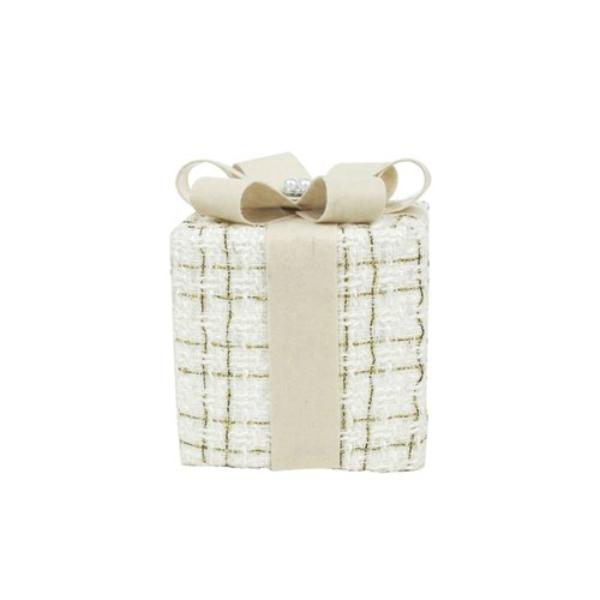 Ivory Tweed Gift Box - 15cm