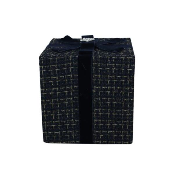 Blue Tweed Gift Box - 30cm