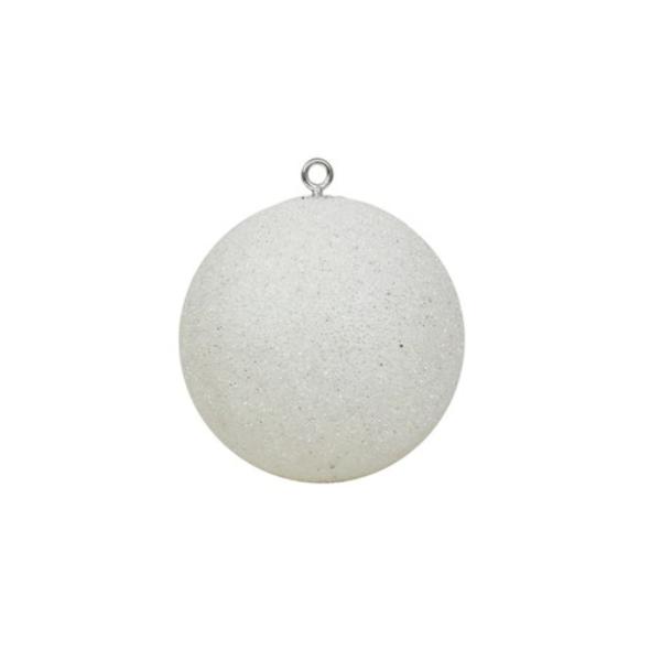White Sparkly Bauble - 20cm