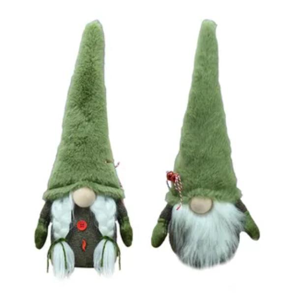 Green Legless Gnome With Beard - 35cm
