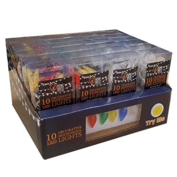 10 Pack Multicolour Decorative Led Lights