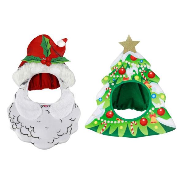 Christmas Santa Or Tree Head Mask