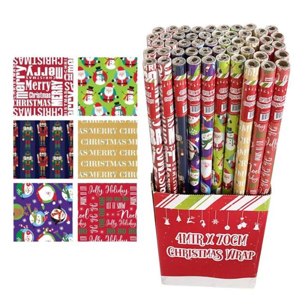 Christmas Roll Wrap - 400cm x 70cm