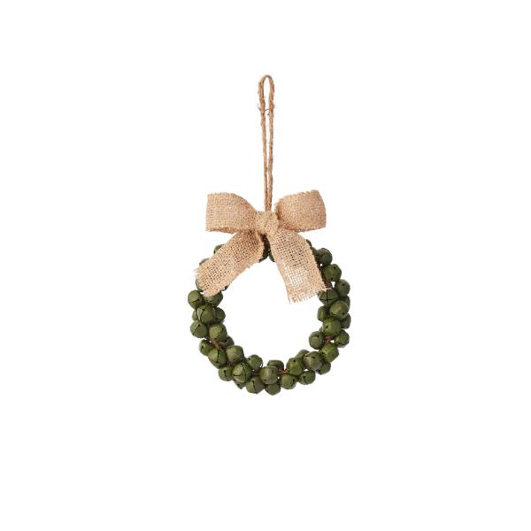 Green Bliss Bell Wreath - 13cm