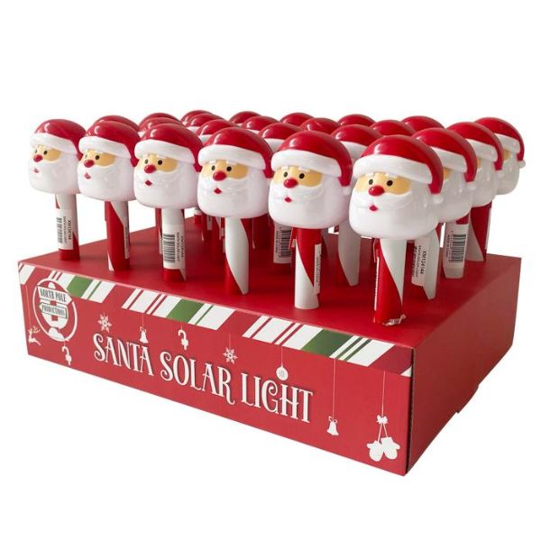 Santa Solar Stake - 35cm
