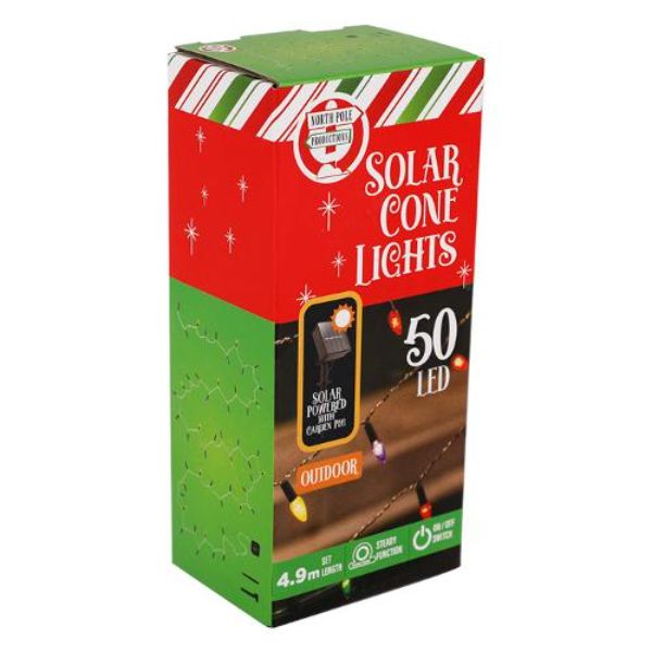 Solar Cone Lights - 490cm