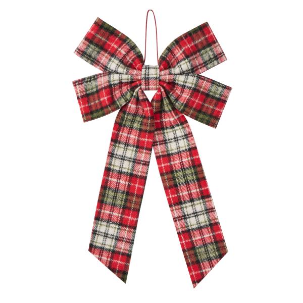 Fesitve Plaid Bow - 35cm