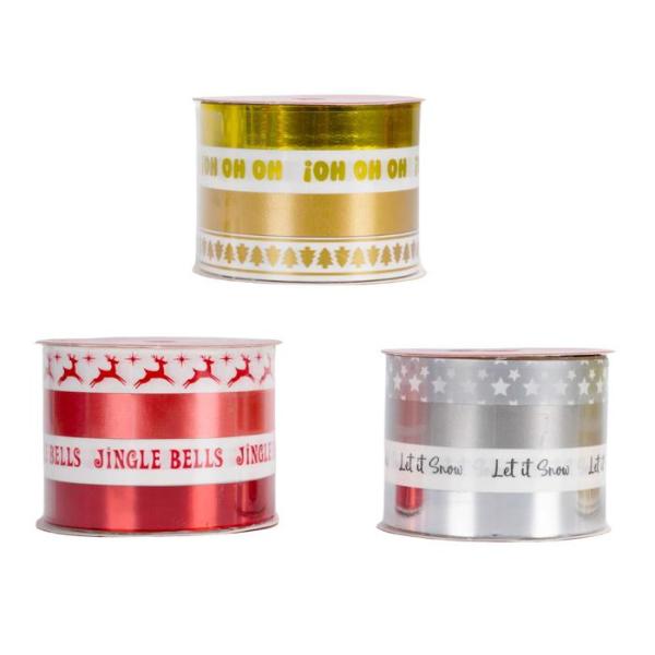 Assorted Christmas Ribbons - 150cm x 200cm | The Base Warehouse