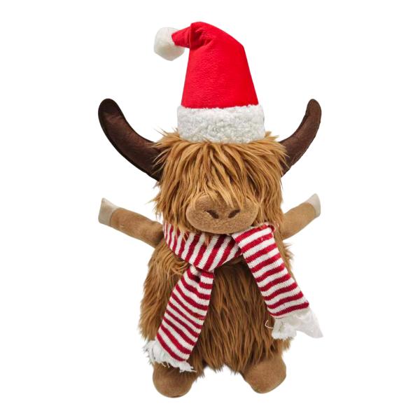 Highland Cow With Scard - 34cm