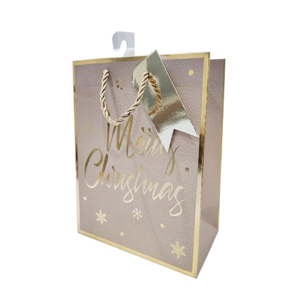 Christmas Gold Gift Bag - 30cm x 40cm x 12cm