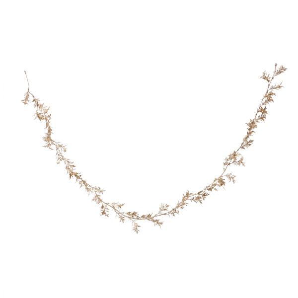 Champagne Gold Leaf Garland - 180cm