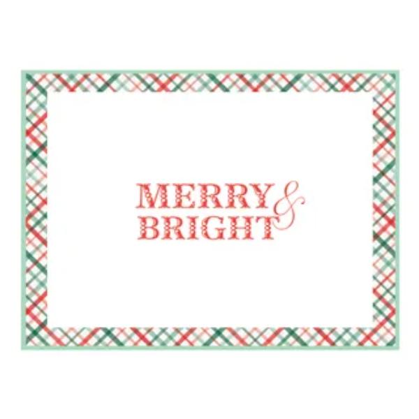 White Merry Paper Placemats