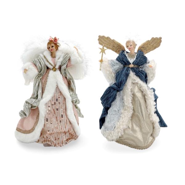 Pink Or Blue Christmas Standing Angel - Large