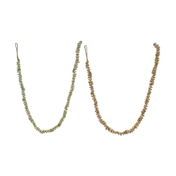 Christmas Sparkling Hanging Popcorn Garland - 100cm