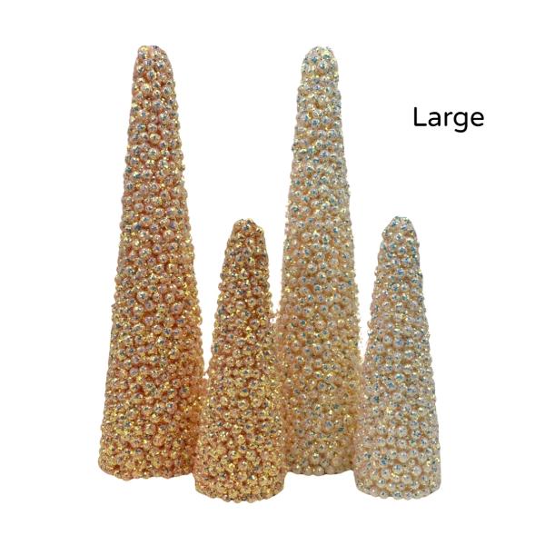 Christmas Sparkling Popcorn Tree - 61cm